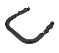 Cryfokt Baby Stroller Belly Bar Adjustable PU Leather Armrest for Toddler Stroller - Suitable for 0-4 Year Old Child - Black (Universal (Leather) armrests)