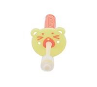 Cryfokt Baby Toothbrush 360 Degree Soft Bristles for Infant Teething and Oral Care Orange PP 15 X 4.5 X 1.5cm