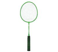 Cryfokt Badminton Racket, Shock Absorption Wear Resistant Green Split Type Strong Hitting Force Lasting Performance Sports Badminton Racket for Physical Education