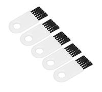 Cryfokt Barber Straight Blade Barber Straight Blade Cleaning Brushes, Resilient Trimmer Cleaning Brushes for Computer Accessories 5Pcs