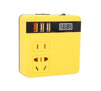 Cryfokt Battery Powered 120W DC18-21V Cordless for Fast Charging Suitable for Outdoor Work and Small Appliances with 3 USB Ports for Phones Laptops LED Lights, Plastic Material