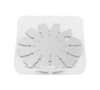 Cryfokt Bevel Angle Gauge, Easy 15-120 Degree Compact Size High Hardness Scratch Resistance 70mm Circular knives Bevel Gauge for Edges Measuring, Cryfokt29tqcm5zxv