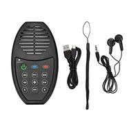 Cryfokt Bible Player Christian Standard Bible Electronic Rechargeable 4G Capacity Reader with Built in Speaker and LED Light for Seniors Night Reading (Black)
