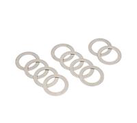 Cryfokt Bike Pedal Washers 304 Steel 10-piece Set | Durable bent, Increase compatibility, For mountain, road, foldable bikes, Easy installation