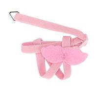 Cryfokt Bird Harness Leash Cute Angel Wings for Outdoor Training 2m Traction Rope Comfortable Lightweight Polyester for Small Birds (Pink)