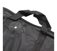 Cryfokt Black Chinese Erhu Storage Bag Rain Proof Canvas Practical 35" Length for Musicians and Students
