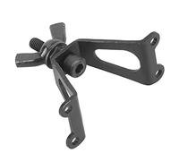 Cryfokt Black Metal Spare Wheel Rack DIY RC Car Accessory, Easy Installation High Simulation for Axial SCX10 D90, Ideal for Enhancing RC Car Aesthetics