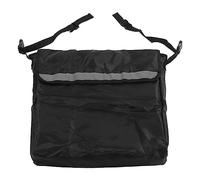 Cryfokt Black Wheelchair Rear Storage Bag Portable with Padded Foam Lining,