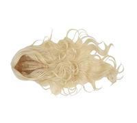 Cryfokt Blond Long Wave Women's Synthetic Large Curly Hair Wig Stylish Elegant for Middle Aged Halloween Parties