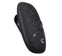 Cryfokt Bluetooth 5.0 Handsfree Car Speakerphone with Dual Connection and Noise Reduction for Safe Driving 105x65x40mm ABS 1 Unit