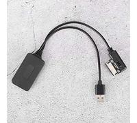 Cryfokt Bluetooth AUX Adapter with USB Power Supply, Cable Fit for Audi A5 A6 A7 Q7, Effortless Setup, 1 Unit Included
