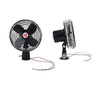 Cryfokt Boat Cooling Fan, 12 V Metal DC Cars with a 2 -speed Heavy -speed Metal Wind (8 Inch)