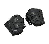 Cryfokt Breathable Horse Hind Leg Guard Boots Flexible Lightweight Prevent Slip for Jumping Shows, PU Black, 2 Pack (M(66x45x17cm/26x17.72x6.69in))