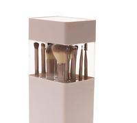 Cryfokt Breathable Makeup Brush Holder, 12 Hole (Pink)