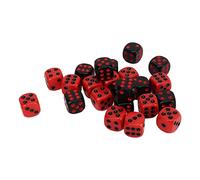 Cryfokt Bright Color Plastic Dice Set, 48PCS 1.5x1.5x1.5cm Table Game Dice for Party, Bars, Club