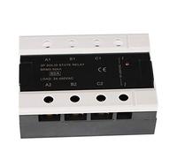 Cryfokt BRM3-80AA Three Phase Solid State Relay for Power Management, Reliable 80A Load Handling, Ideal for Industrial Use (BRM3-80AA)