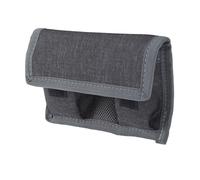 Cryfokt Camera Battery Pouch Holder Durable Gray Storage Bag for LP E6 E8 E10 EN EL14 Batteries and Memory Cards