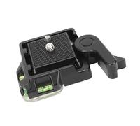 Cryfokt Camera Tripod with Ball Head, Arrow Storage Case Plate Bracket, Aluminum Alloy, Black, Professional Manufacturing, 1/4 Inch Screw, 3/8 Inch Screw, Bubble Level Suitable for All Angles