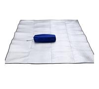 Cryfokt Camping Foam Mat Silver and Comfortable Sleeping Pad for Beach and Picnic 1.5 * 2M (1.5m)