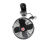 Cryfokt Car Clamp/Holder Fan, Strong Wind Heavy Service Black Silent Car Cooling Fan, Puro Lighter For the For Bus For Truck (DC12V)