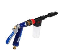 Cryfokt Car Foam Sprayer Efficient Cleaning Gun for Car Washing, 2 in 1 Water Soap Shampoo Sprayer for Garden Hose, Easy to Install, Portable Design for Window Washing
