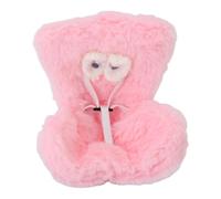 Cryfokt Car Plush Sofa, Cute Soft Plastic Plush Car Doll Safety Decorative for Driving (Pink)