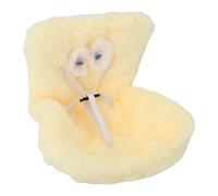 Cryfokt Car Plush Sofa, Cute Soft Plastic Plush Car Doll Safety Decorative for Driving (Yellow)