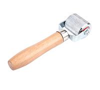Cryfokt Car Wheel Wooden Handle Tire Patch Repair Tool Efficiently Sealing Patches for Quick Puncture Repair, Lightweight Portable Design for On-the-Go Use, Durable Roller Tube Stitcher for DIY