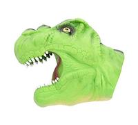 Cryfokt Cartoon Dinosaur Hand Puppet Gloves for Storytelling, Kids Toy for Developing Hands-eye Coordination, Green (green hand puppet)