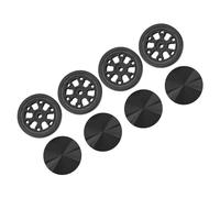 Cryfokt Caster Suitcase, Luggage Caster Wheels Silent Simple Installation Universal for Trips