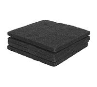 Cryfokt Cat Carbon Replacement Filter, Activated Carbon Deodorizing Pad | Coconut Shell Charcoal Odor Filter, with Zeolite, for Cat Litter Box Vent, 4 Pack