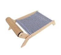 Cryfokt Cat Hammock Bed for Cats Cozy Elevated Swing Chair for Home Comfortable Supportive Furniture Made of Sisal and Canvas (Beach Sisal Roller Bed)