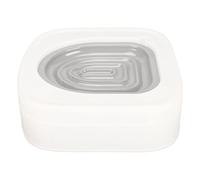 Cryfokt Cat Toilet Training Kit Professional Eco-Friendly ABS Toilet Trainer System for Cat Supplies, Easy to Use Training Seat for Healthier Cats, 14.4x12.8x4.7in (Gray)