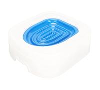 Cryfokt Cat Toilet Training Kit Professional Eco-Friendly ABS Toilet Trainer System for Cat Supplies, Easy to Use Training Seat for Healthier Cats, 14.4x12.8x4.7in (Blue)