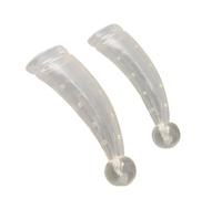 Cryfokt Cattle Horn Protective Cover Heat Resistant Comfortable Easy Wear Silica Gel Material for Farm Cattle 1 Pair