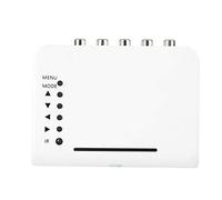 Cryfokt CCTV Quad Splitter Camera Processor System Kit NTSC/PAL Recognition for Car 4 Channel White 3.9 X 4.33 X 0.98in