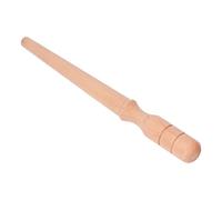 Cryfokt Center Pull Ball Yarn Winder, Portable Handheld Natural Wood Grains Glossy Surface Wooden Yarn Winder, Knitting Ball with Beech Construction for Knitting Crochet Weaving