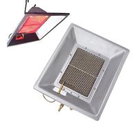 Cryfokt Chick Brooder Heater, Infrared Gas Heating Equipment 2.46 KW/h 2116 Kcal/h for 700-900 Chicks 10-15㎡, with Manual Control for Poultry Coop Duck Piglet House Cow Sh