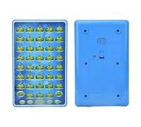 Cryfokt Children Arabic Reading Machine, Interactive Educational Toy, Multi-Sensory Learning for Kids, Colorful & Durable, Size 19x12x1.5cm (Blue)