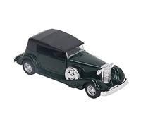 Cryfokt Classic Vintage Alloy Car Model with Open Doors Pullback Function for Kids Educational Toy 5.1 X 1.8 X .6in (Green)