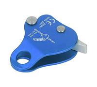 Cryfokt "Climbing Rope Grab Stopper" Lightweight Aluminum Alloy Self Locking Rope Clamp for Outdoor Climbing Mountaineering (Blue)