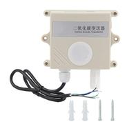 Cryfokt CO2 Transmitter Sensor, High Accuracy CO2 Sensor with Temperature Compensation for Agricultural Greenhouse, Wide Measuring Range 400 5000ppm (120-4~20mA current output (Model: RS-l20-2))