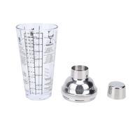 Cryfokt Cocktail Shaker 14oz with Built-in Strainer