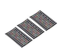 Cryfokt Coded Note Scale Decals Quick Memorization Tool for Guitar Learners 10 Sheets of Fingerboard Stickers for Folk Guitars Lightweight and Portable Design (T-101B [Black background and colorful