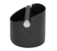 Cryfokt Coffee Dump Bin Rubber Coated Coffee Grounds Bucket for Western Restaurants Bars Easy Clean 1 Pc (Black trumpet (FC-04-2))
