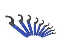 Cryfokt Coilover Steps, Shock Key -hook Key Not -slip 9PCs Set Heat Treatment Process Comfortable High Strength for Automobiles