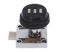 Cryfokt Combination Cabinet Cam Lock Durable 3 Digit Password Coded Drawer Lock for Doors Cupboards, Zinc Alloy, for Lockers Office Filing Cabinets