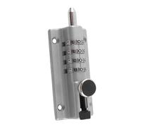 Cryfokt Combination Locking Bolt Durable Zinc Alloy 4 Digit Secure Lock for Shed Pool Gate Barn 123 X 48 X 40mm (Silver Latch Lock)