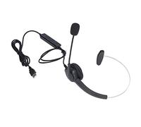 Cryfokt Communication Headset Noise Reduction Volume Control Customer Service Headphone, 1 Pack