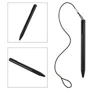 Cryfokt Compact Resistive Stylus with Telescopic Cord for Resistive Tablets That Write on the Screen Black/Silver/Red